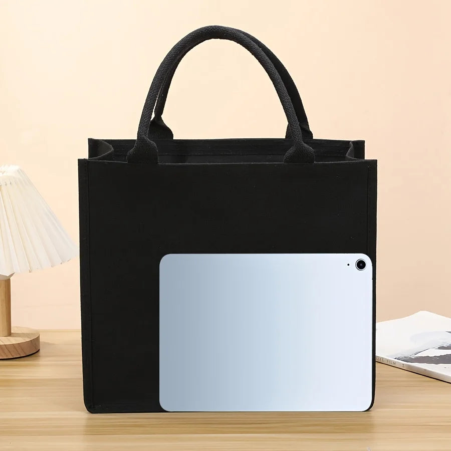 Bolsa de lona negra