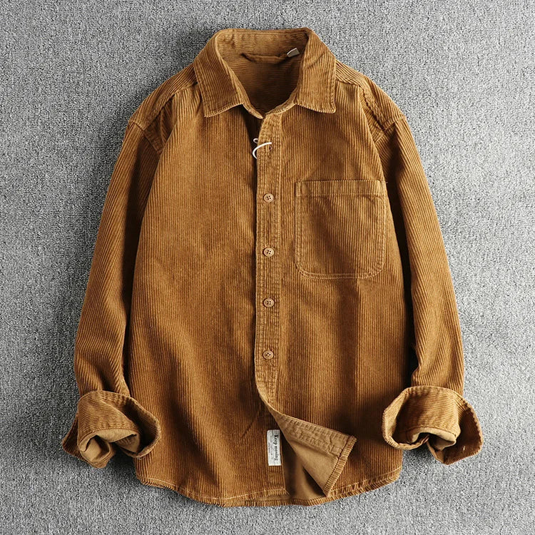 Sobrecamisa de Pana – Caqui