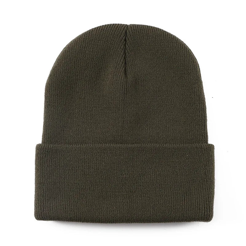 Gorro de Punto Liso – Verde militar