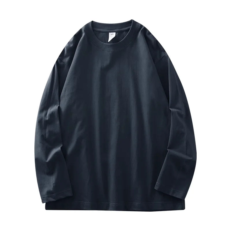 Camiseta de manga larga azul marino
