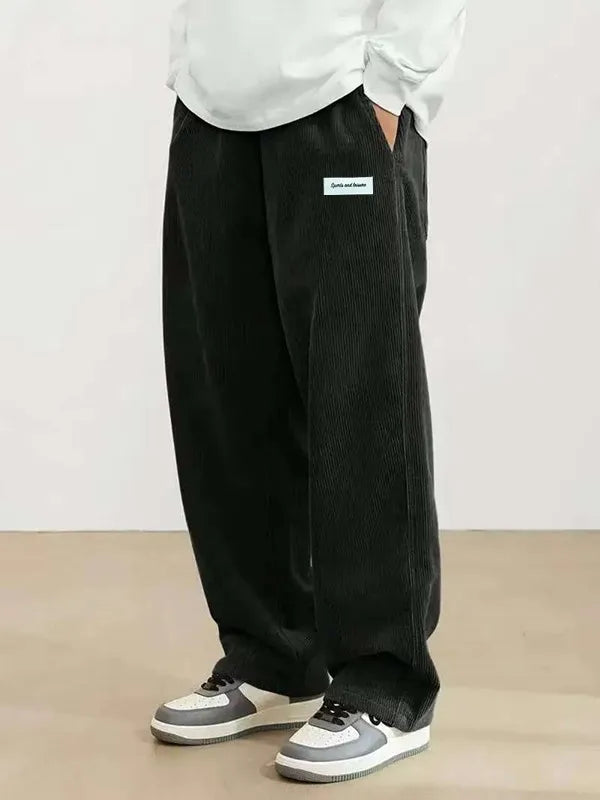 Pantalón de Pana con Cintura Elástica