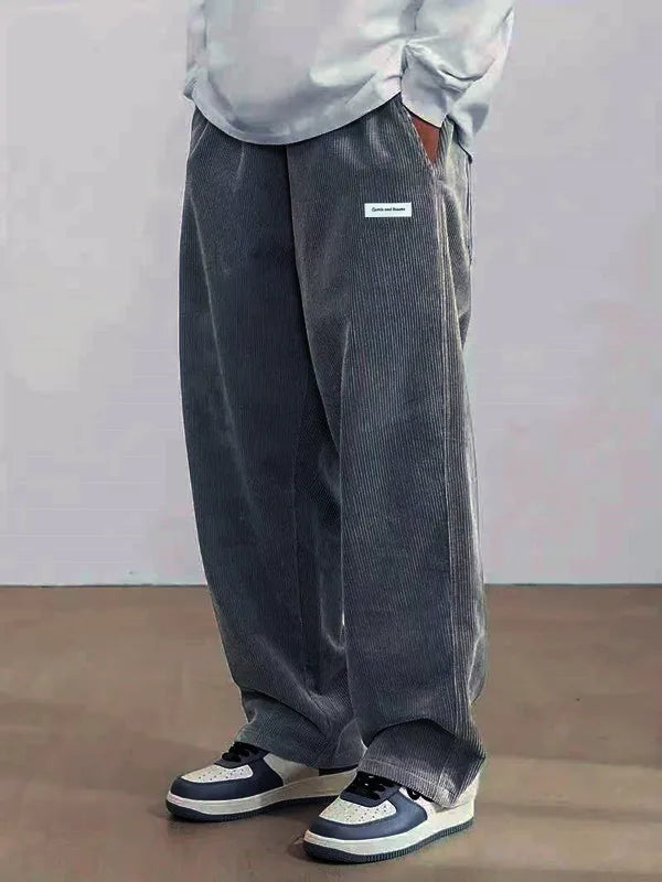 Pantalón de Pana con Cintura Elástica
