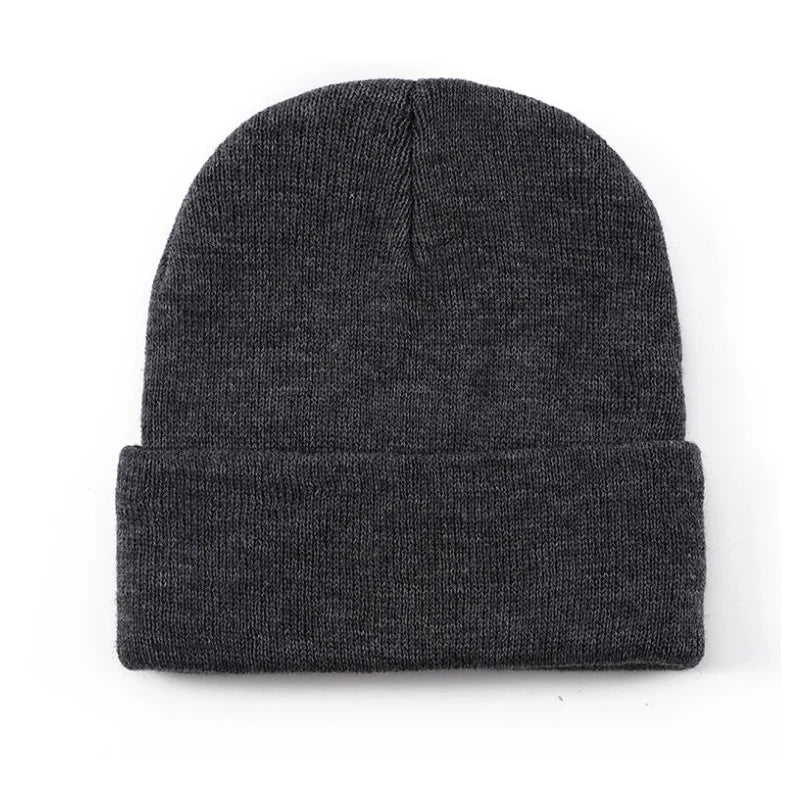 Gorro de Punto Liso – Gris oscuro