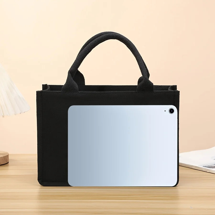 Bolsa de lona negra