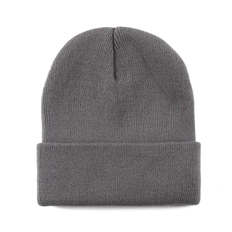 Gorro de Punto Liso – Gris