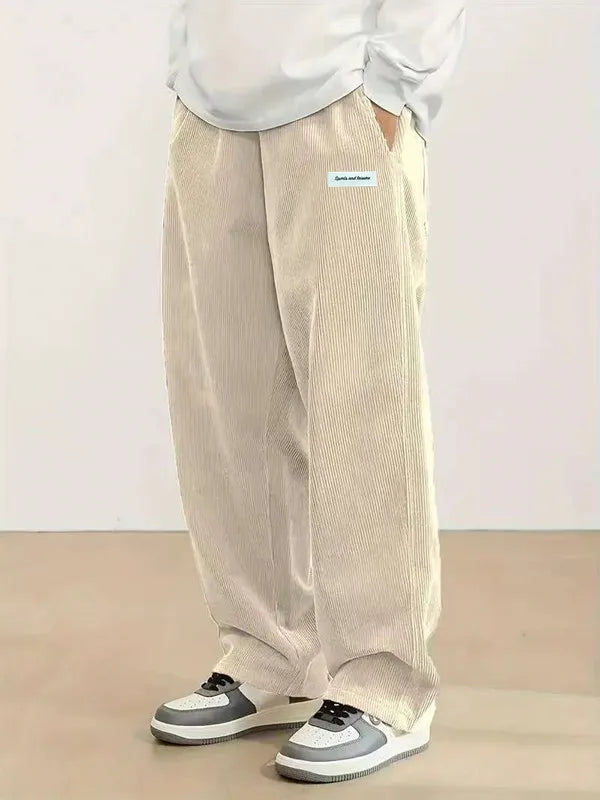 Pantalón de Pana con Cintura Elástica