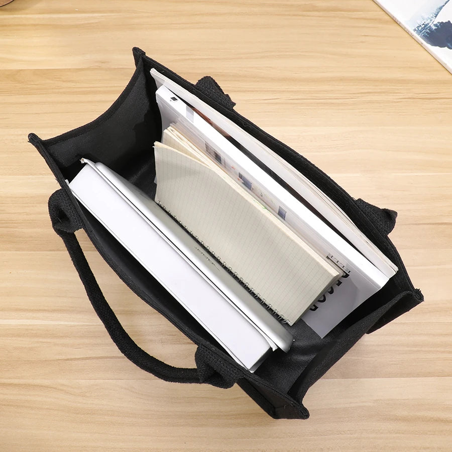 Bolsa de lona negra