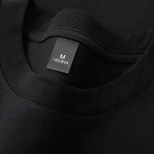 Camiseta gruesa lisa negra